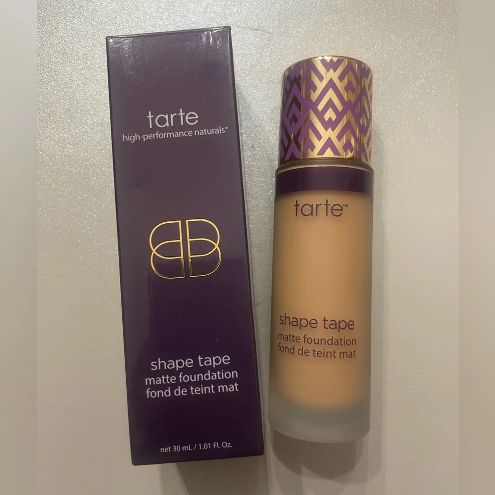 Tarte Shape Tape Matte Foundation - Medium Golden New in Box!